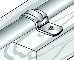 MINERALLAC Minerallac MED13 Zinc Plated Steel Medium Duty 1-Hole Service Entrance Strap