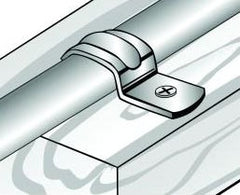 Minerallac MED13 Zinc Plated Steel Medium Duty 1-Hole Service Entrance Strap