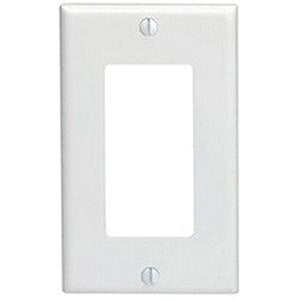 MULBERRY Mulberry 86834 Single Gang White Decora Cover Jumbo 3.5 Inch Wide