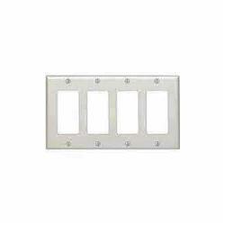 MULBERRY Mulberry 86404 Standard Receptacle Wallplate 4G (4.5 inches H x 8.187 inches W) Replacement MPN