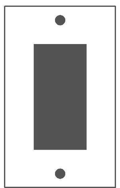 MULBERRY Mulberry 97401 1-Gang Decora Wall Plate in Stainless Steel