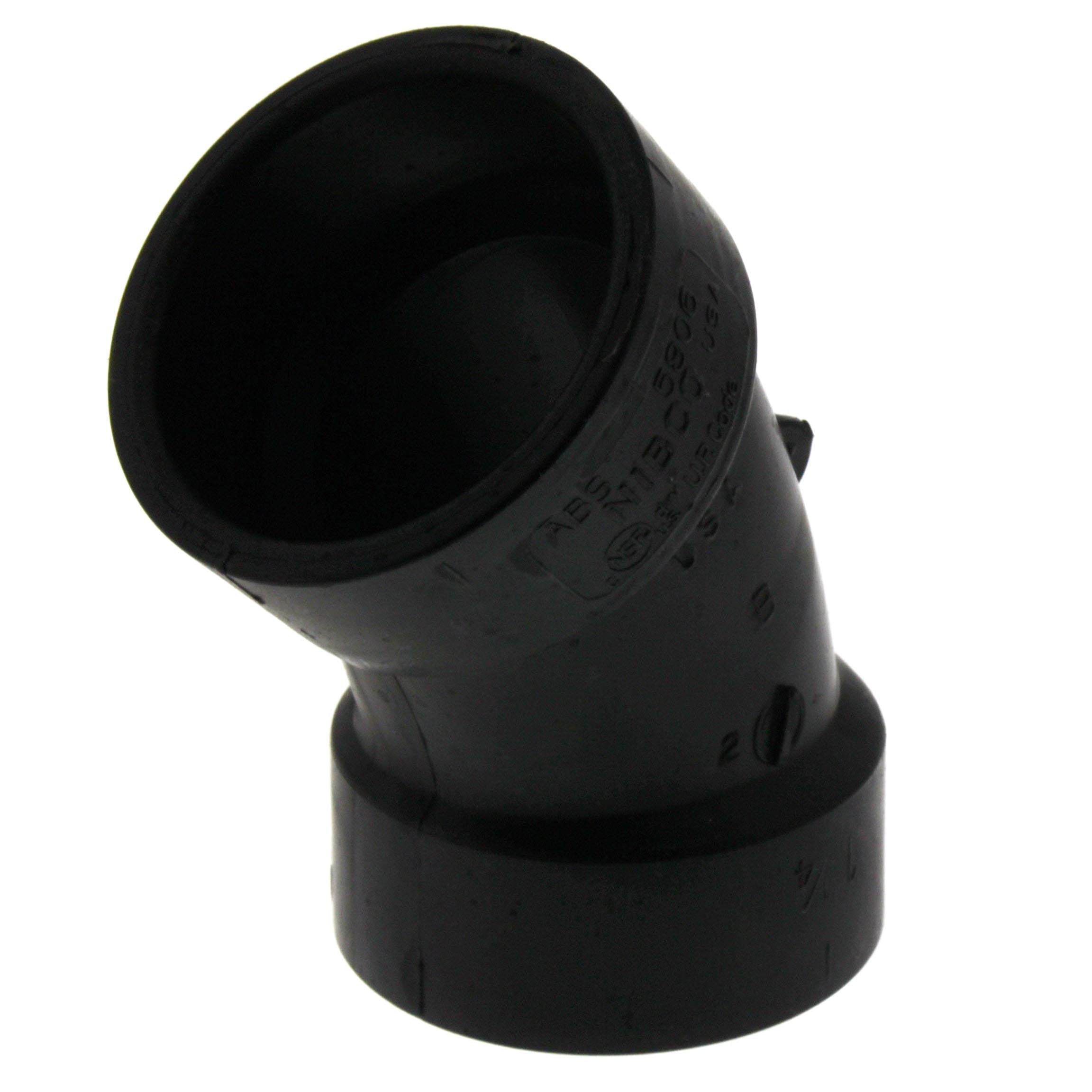 NIBCO NIBCO I042500 DWV Elbow 1-1/4 in Nominal Hub End Style ABS