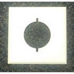 MULBERRY Mulberry 99222 Mulberry 2G Ivory Wrinkle Std Sq 30/50A Plate