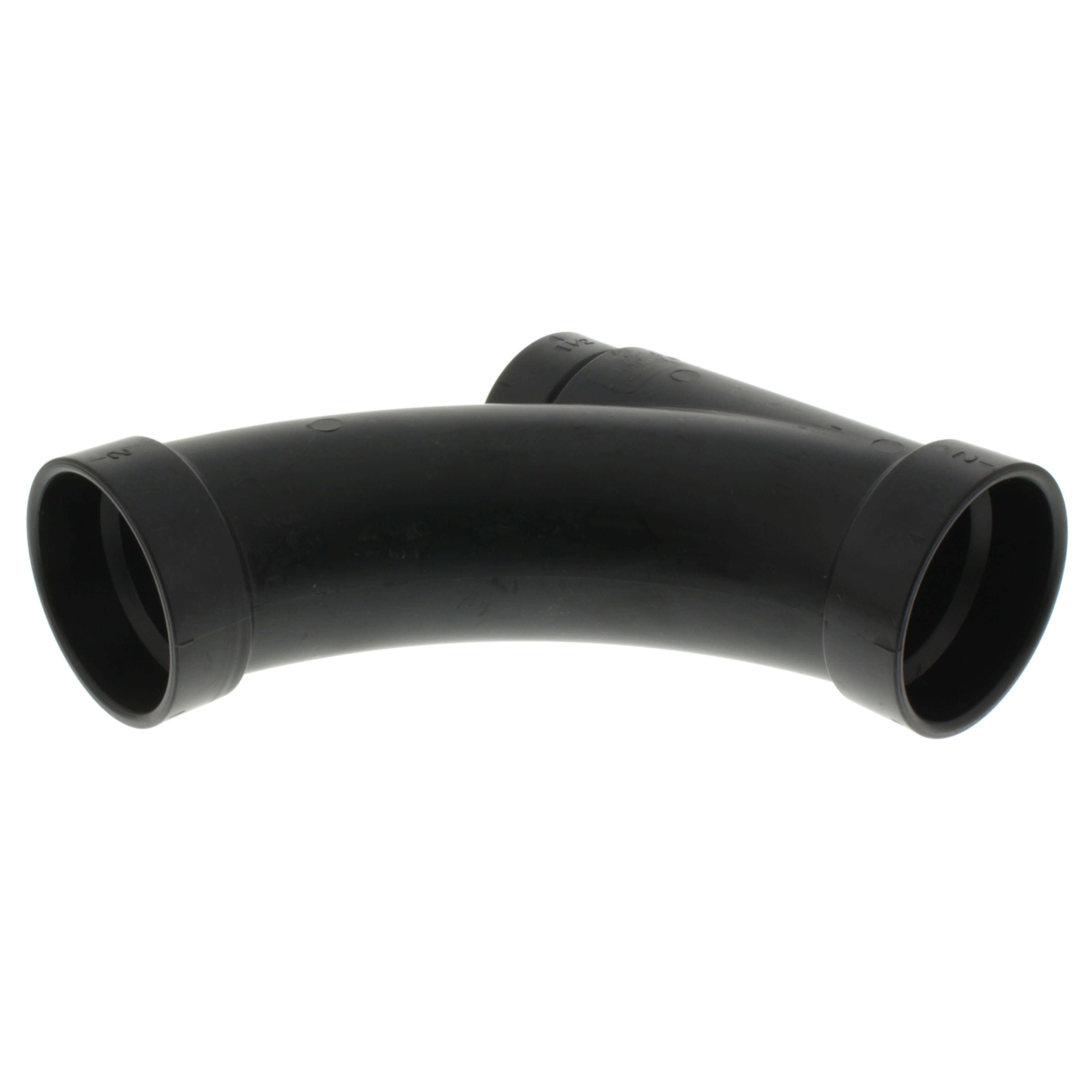 NIBCO NIBCO I157200 Long Radius DWV Combination Tee-Wye 2 x 1-1/2 x 2 in Nominal Hub ABS