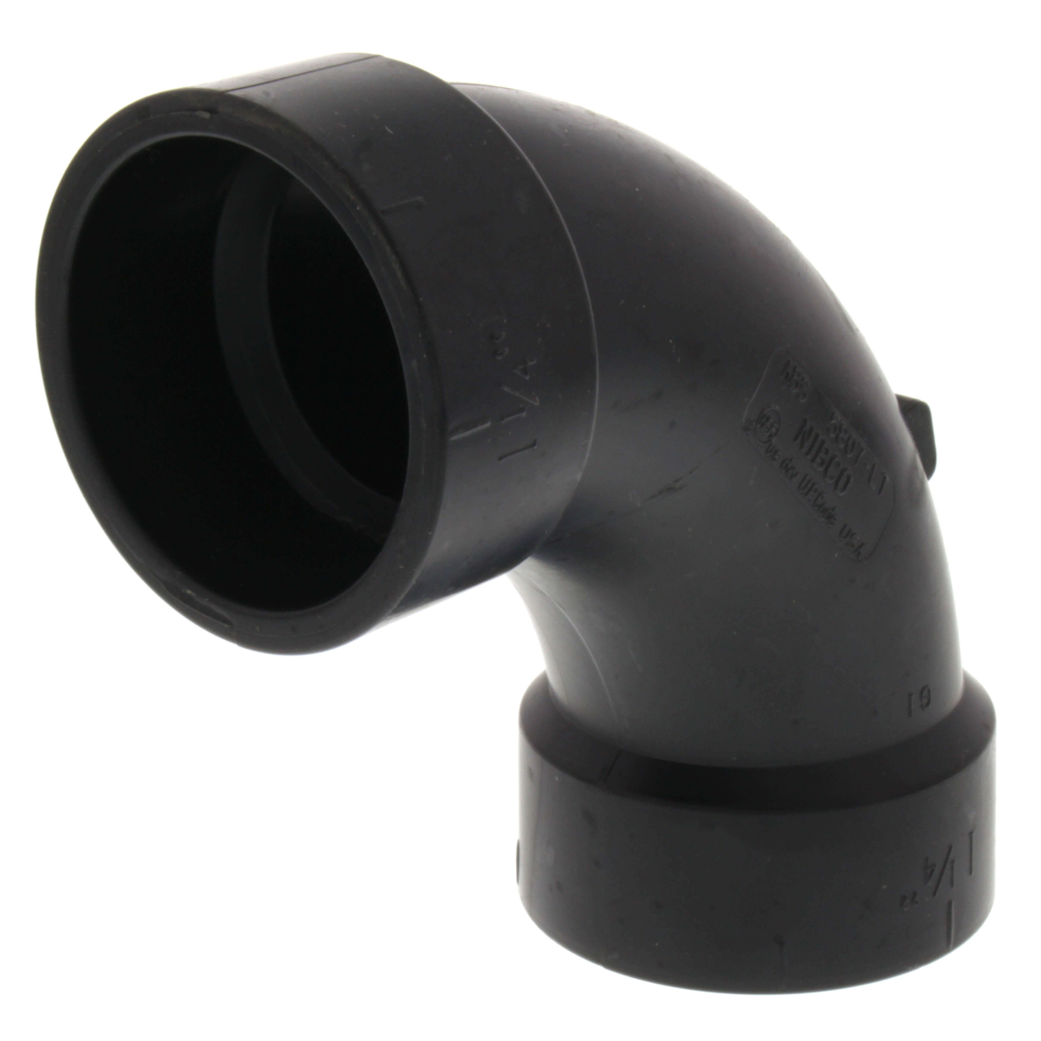 NIBCO NIBCO I056050 Long Turn DWV Elbow 90 deg (1-1/4 in Nominal) ABS