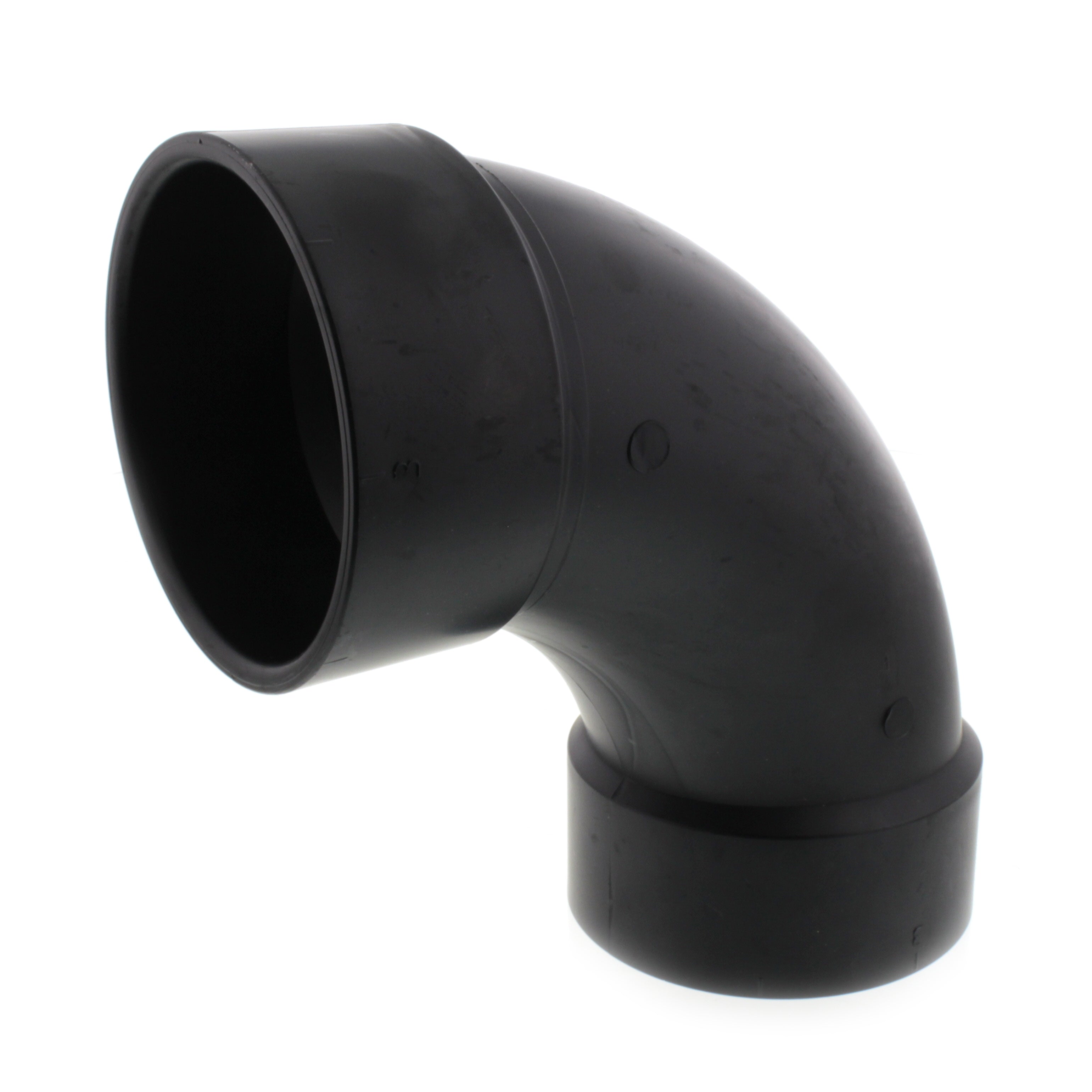 NIBCO NIBCO I057150 Long Turn DWV Elbow 3 in Hub End Style ABS