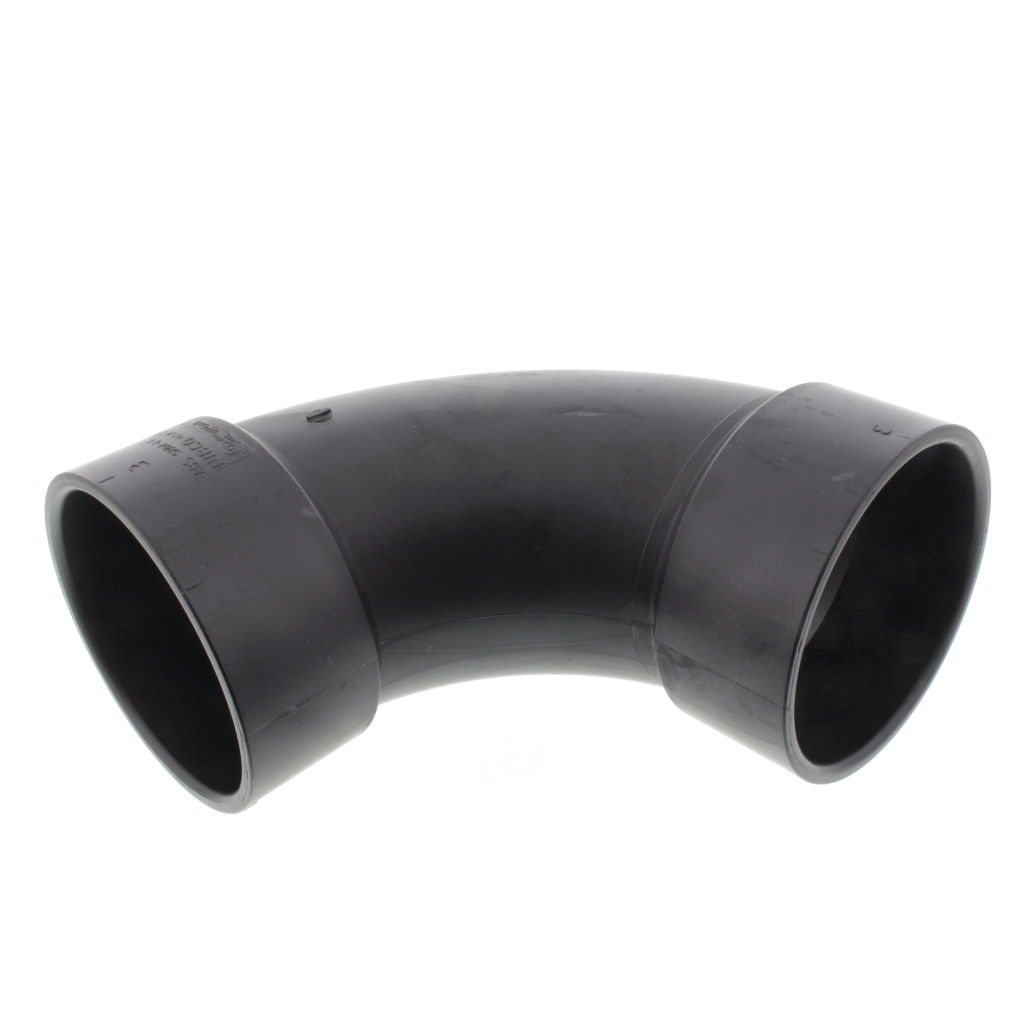 NIBCO NIBCO I057150 Long Turn DWV Elbow 3 in Hub End Style ABS