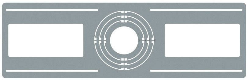 RAB DLPLATE/WFR3456 LIGHTING, CONTROLS & ACCESSORIES