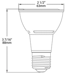 RAB PAR20-7-830-40D-DIM LED LMP