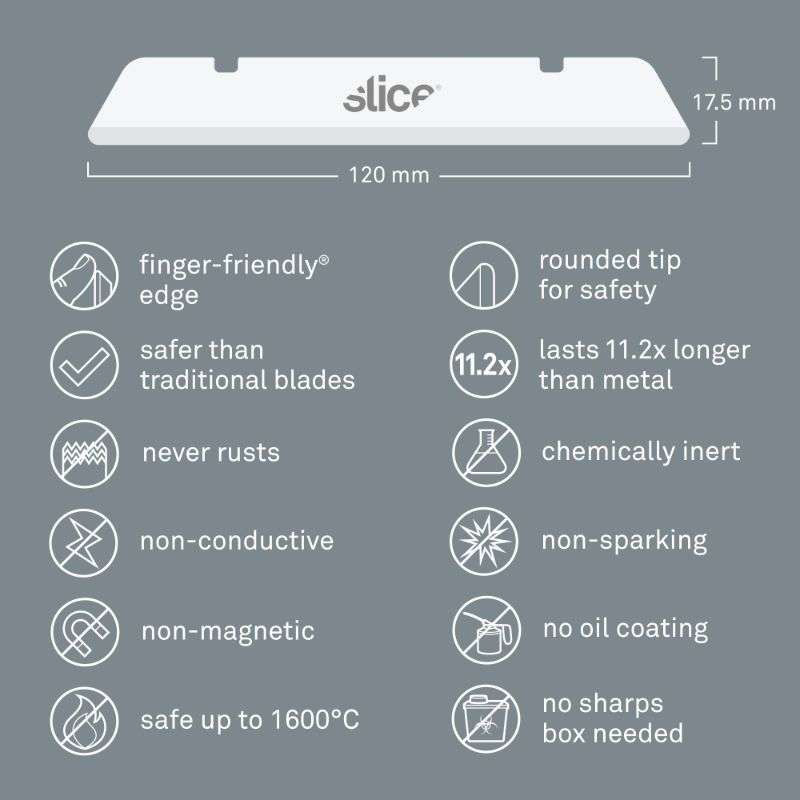 SLICE Slice 10538 Industrial Blades (Rounded Tip) Power (Pack of Four)