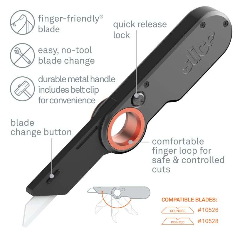 SLICE SLICE 10562 Folding Utility Knife
