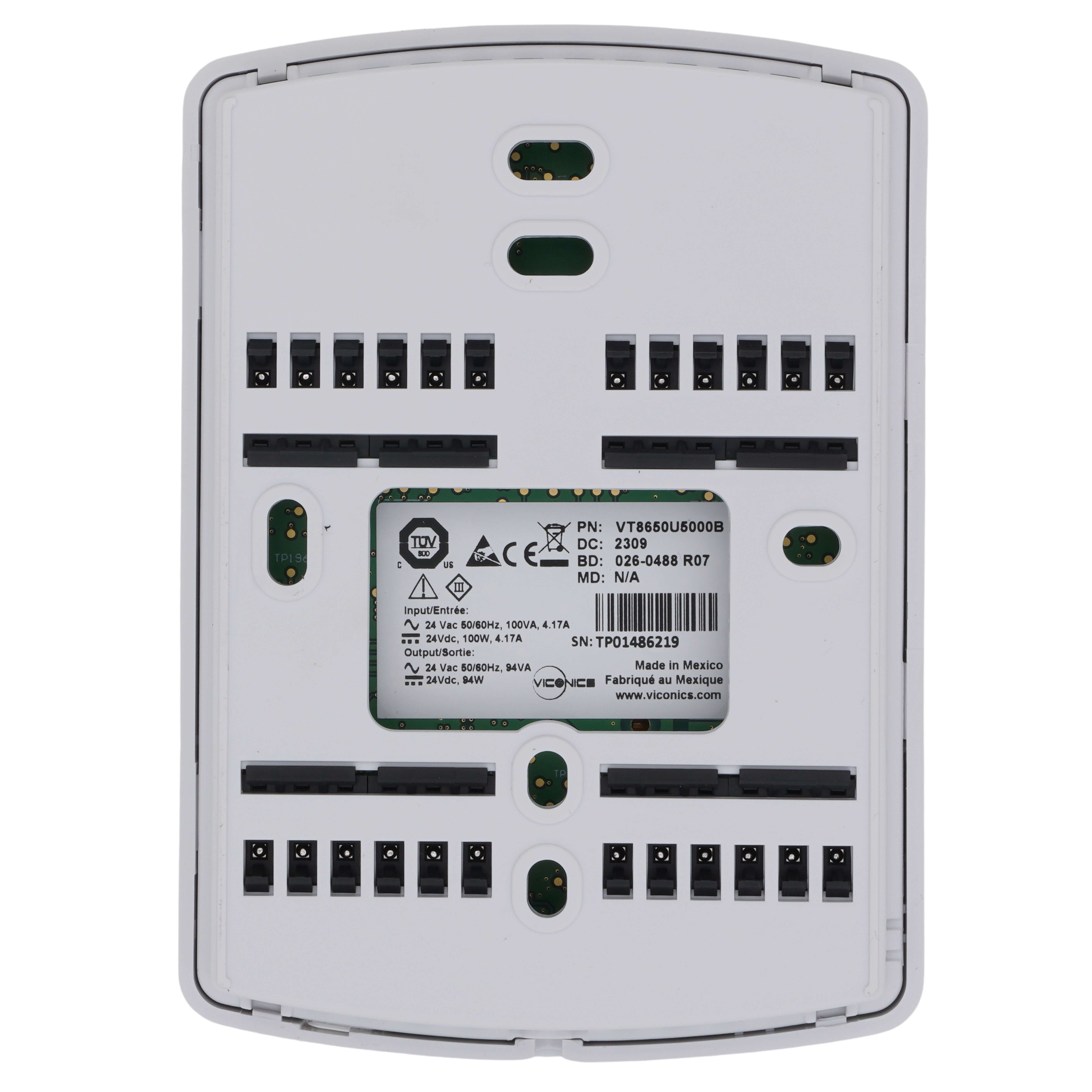VICONICS Viconics VT8650U5000B RTU HP IAQ Room Thermostat