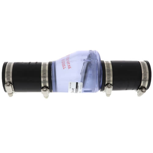 ZOELLER Zoeller 30-0244 Valve, Quiet Check/2PVC/Hose Clamp/Clear