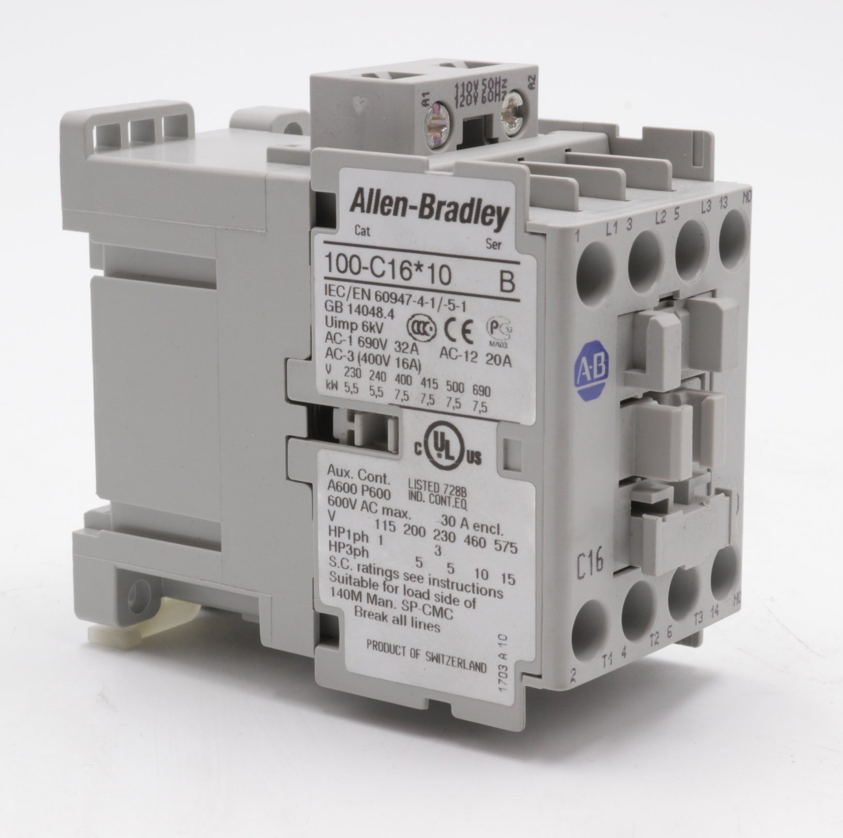 CAPTIVEAIRE 100-C16D10 CONTACTORS