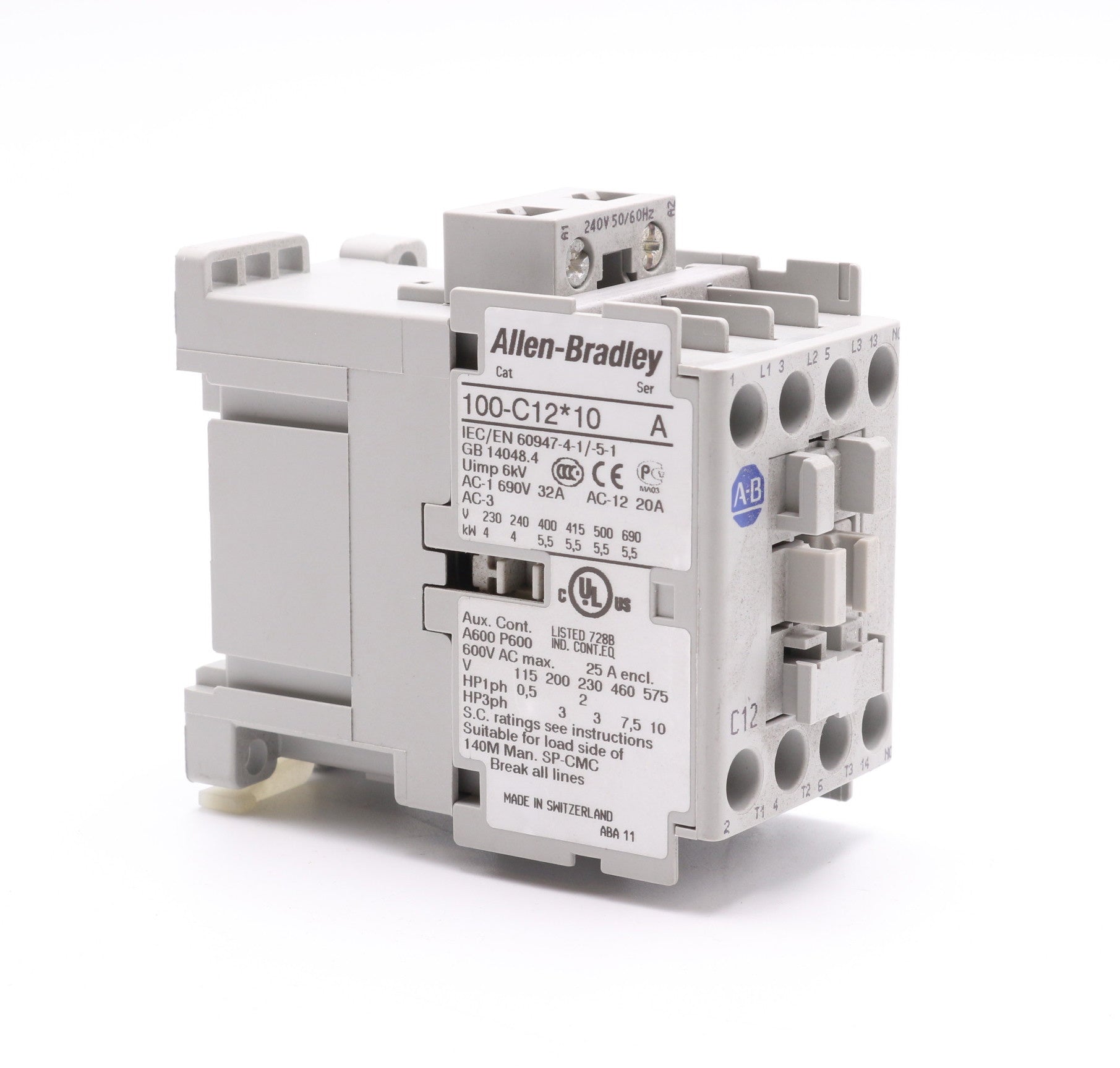CAPTIVEAIRE 100-C12D10 CONTACTORS