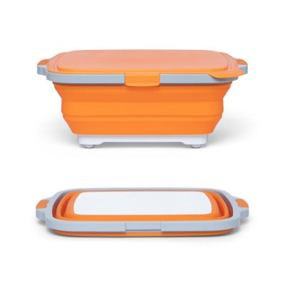 DRIP EZ Drip Ez TUBV2-JR-1-OR Bbq Prep Tub Locking Lid Junior Orange