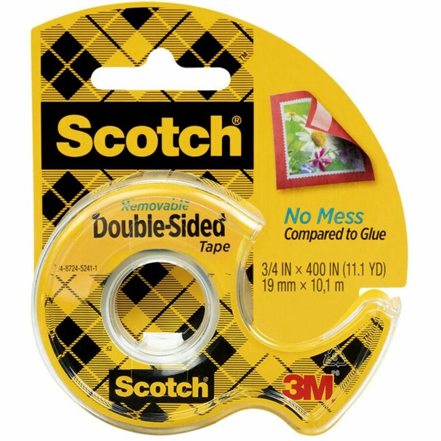 3M 3M MMM667 Scotch removable double-sided tape (3/4 in x 11.11 yd)