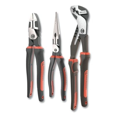CRESCENT Crescent Z2SET3CG-06 Mixed Dual Material Plier Set 3 Pieces