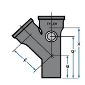 TYLER PIPE 2390 DUCT WYE