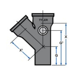 TYLER PIPE 2390 DUCT WYE