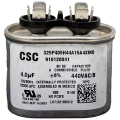 DAIKIN 4MFD 440V Oval Run Capacitor