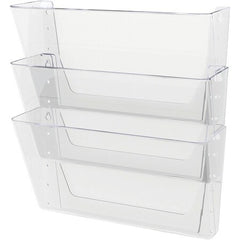 DEFLECTO Deflecto DEF73601RT Wall Pocket System 13 x 4 x 19 inches 3/Pack 73601RT
