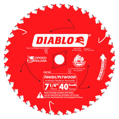 DIABLO D0740X CIRCULAR SAW BLADES