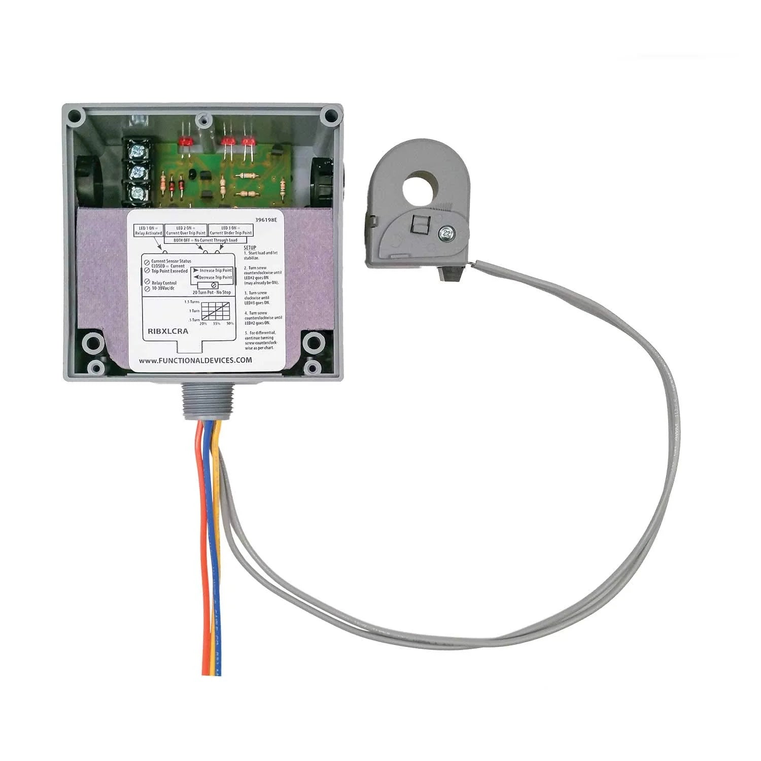 FUNCTIONAL DEVICES RIBXLCRA CURRENT SWITCHES