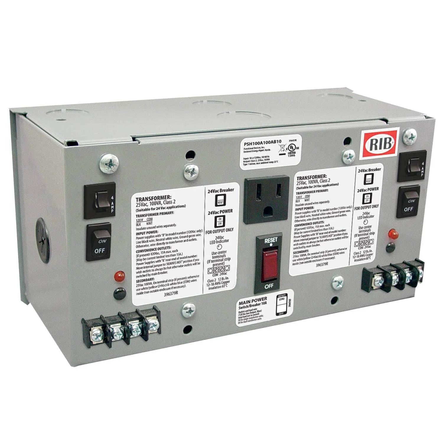 FUNCTIONAL DEVICES PSH100A100AB10 CONTROL BOARDS