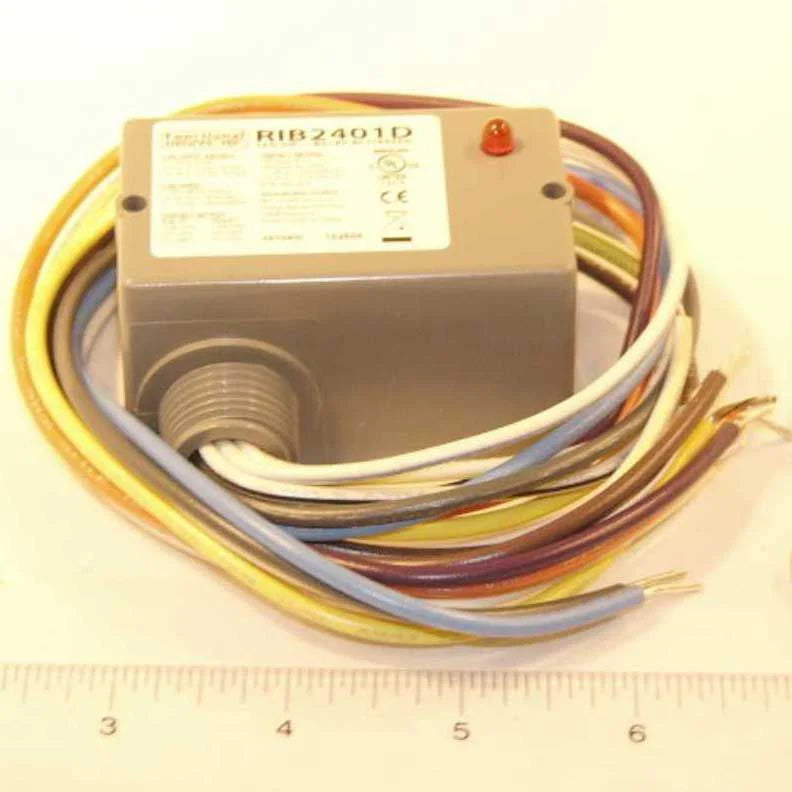 FUNCTIONAL DEVICES Functional Devices RIB2401D Pilot Relay 10 Amp DPDT 24 Vac/dc 120 Vac Coil NEMA 1 Housing