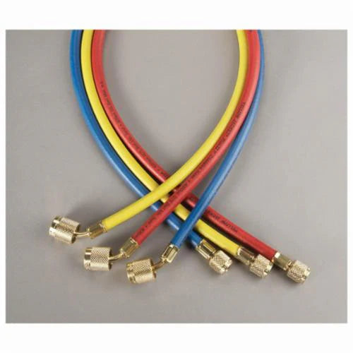 YELLOW JACKET Yellow Jacket 22060 Plus II 60 in. Yellow 1/4 in. Hose with 45 SealRight fitting