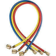 YELLOW JACKET Yellow Jacket 22060 Plus II 60 in. Yellow 1/4 in. Hose with 45 SealRight fitting