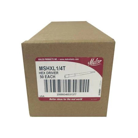 MALCO Malco MSHXL516 Hex Chuck Driver 5/16 Inch 6 Inch Extra Long