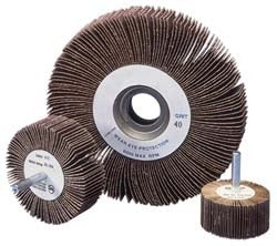 NORTON Norton 63642502688 Flap Wheel 120 Grit 6x1.5in 6200 Rpm