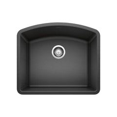 BLANCO BLANCO 440174 Diamond 24 x 20-13/16 in. No Hole Composite Single Bowl Undermount Kitchen Sink in Anthracite