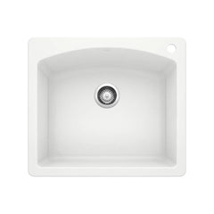 BLANCO Blanco 440211 Diamond Single Bowl Kitchen Sink - Drop-in/Undermount - White
