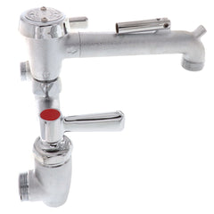 ZURN Zurn Z843M1-RC AquaSpec Wall-Mount Service Sink Faucet - Vacuum-Breaker Spout, Pail Hook, Wall Brace, Metal Lever Handles-Rough, Chrome