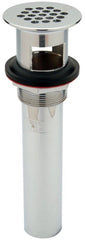 ZURN Zurn Z8743-PC Solid Top Open Grid Pullout Plug in Polished Chrome
