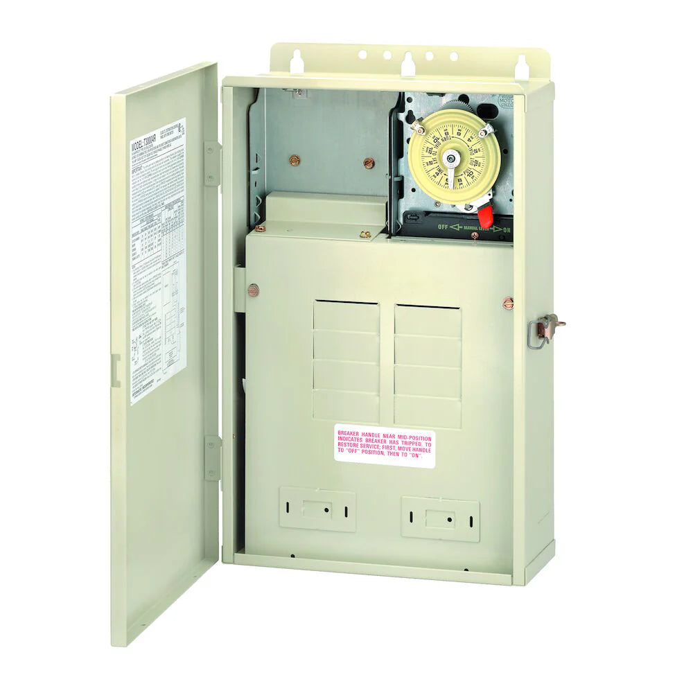 INTERMATIC Intermatic T30004R NEMA 3R Load Center 240 VAC 60 Hz 100 Amp DPST Control System