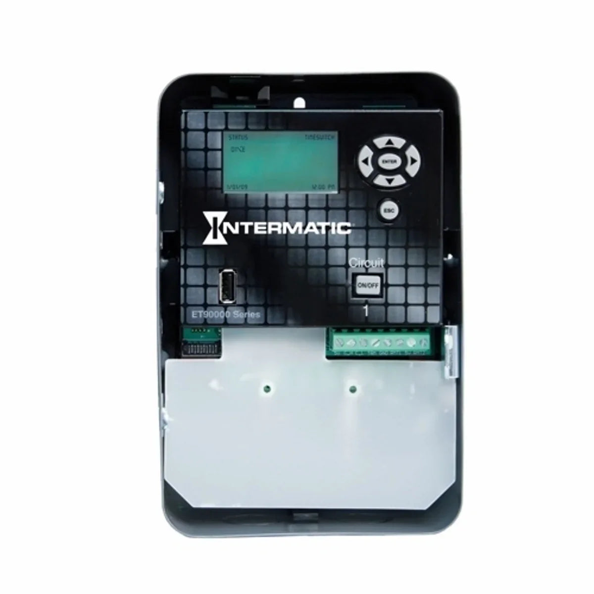 INTERMATIC Intermatic ET90115C NEMA 1 Steel Case 365 Day 120 to 277 VAC 60 Hz 30 Amp 1-Circuit SPDT Astronomic Time Switch