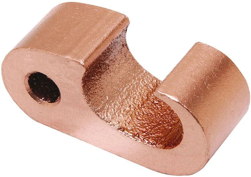 BURNDY BURNDY YGHP34C2 Cu Compression Ground Rod Connector, #4 Sol - #2 Str, 5/8 - 3/4 Rod Dia.
