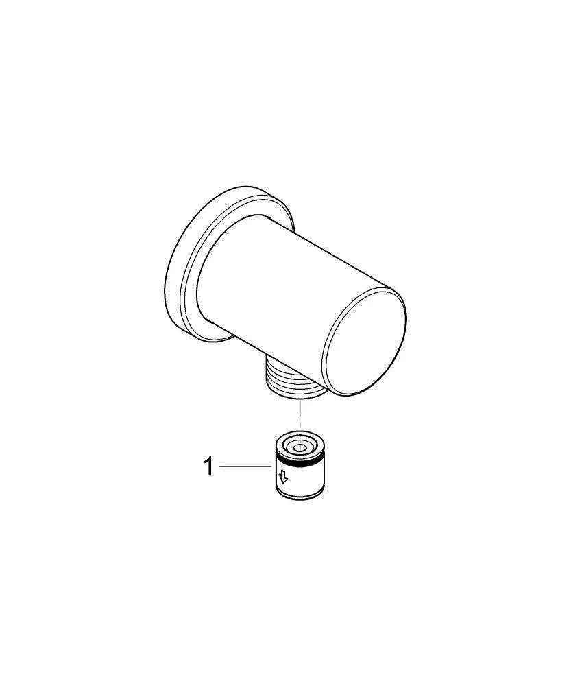 GROHE GROHE 26635EN0 Rainshower Supply Elbow Power Each