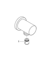GROHE GROHE 26635EN0 Rainshower Supply Elbow Power Each