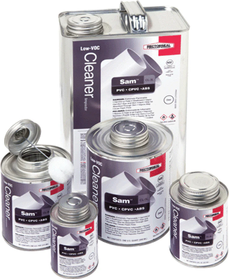 RECTORSEAL Rectorseal 55932 Sam CL-3L 19.2 oz PVC Clear Cleaner