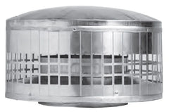 METAL-FAB Metal-Fab 10MC Vent Cap, 10 in Duct, 11 in H, Aluminum