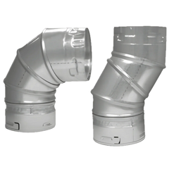 METAL-FAB Metal-Fab 3M90 Adjustable Double Wall Elbow 90 Degree 3 x 3 Replacement MPN
