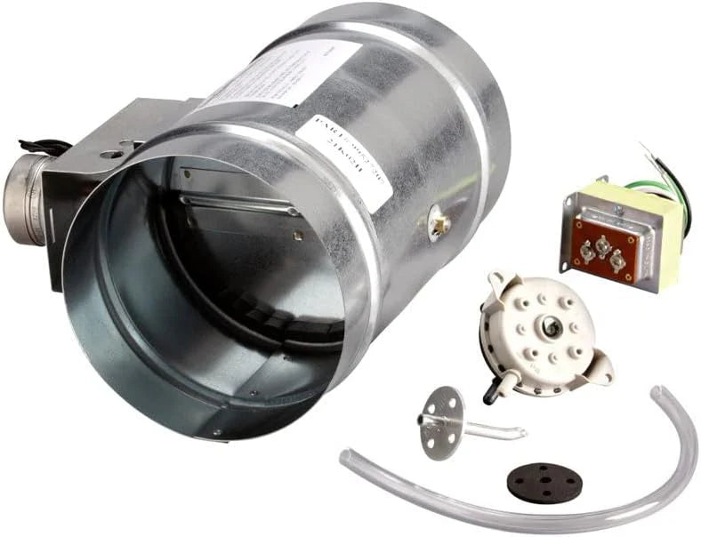 BROAN-NUTONE Broan MD8TU Make-Up Air Damper 24 Volts 8 Inches Universal Automatic Replacement MD8TU