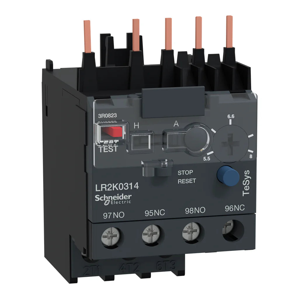 SCHNEIDER ELECTRIC Schneider Electric LR2K0314 TeSys K Thermal Overload Relay 5.5-8A Class 10