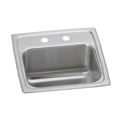 ELKAY Elkay BCR152 Sink Equipment 2 Hole Stainless Steel Drop-In Bar Sink