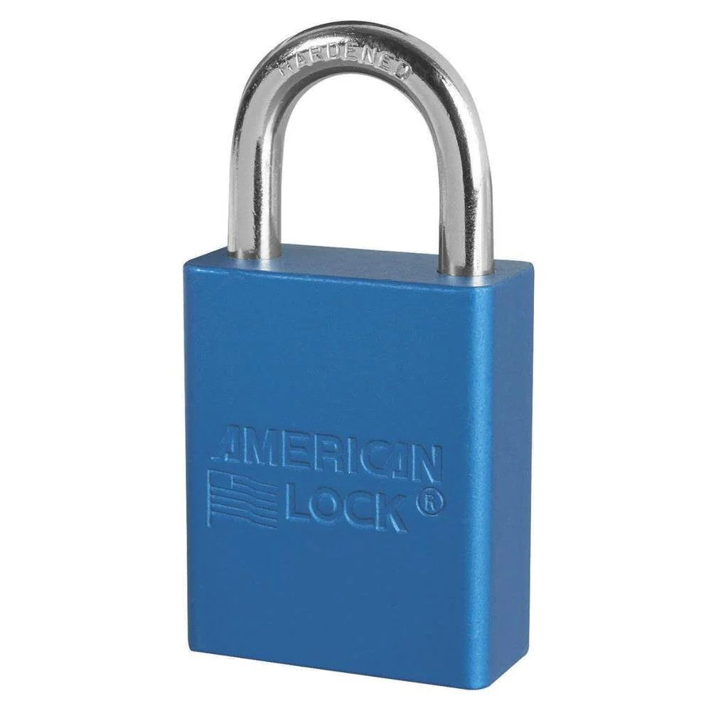 AMERICAN LOCK American Lock A1105BLU Lockout Padlock Keyed Different Blue Aluminium